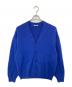 AURALEE（オーラリー）の古着「BABY CASHMERE KNIT CARDIGAN　ベビーカシミヤニットカーディガン」｜ブルー