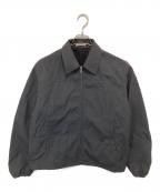AURALEEオーラリー）の古着「BONDED TROPICAL WOOL ZIP BLOUSON　ボンデッドトロピカルウールジップブルゾン」｜グレー