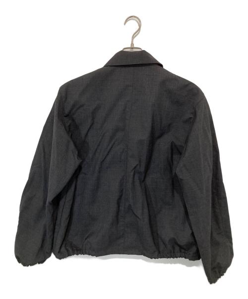AURALEE（オーラリー）AURALEE (オーラリー) BONDED TROPICAL WOOL ZIP BLOUSON　ボンデッドトロピカルウールジップブルゾン グレー サイズ:3の古着・服飾アイテム