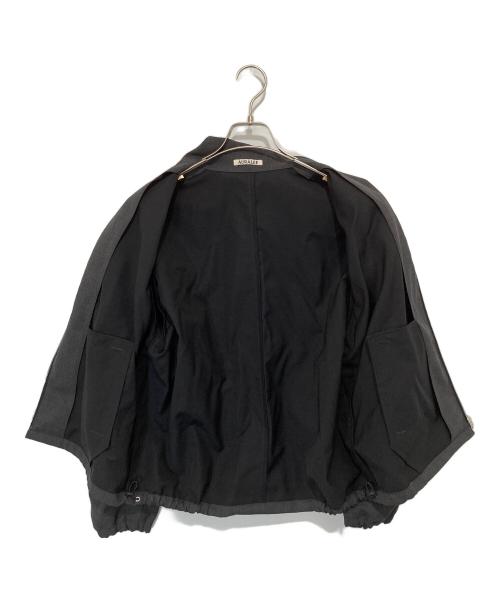 AURALEE（オーラリー）AURALEE (オーラリー) BONDED TROPICAL WOOL ZIP BLOUSON　ボンデッドトロピカルウールジップブルゾン グレー サイズ:3の古着・服飾アイテム