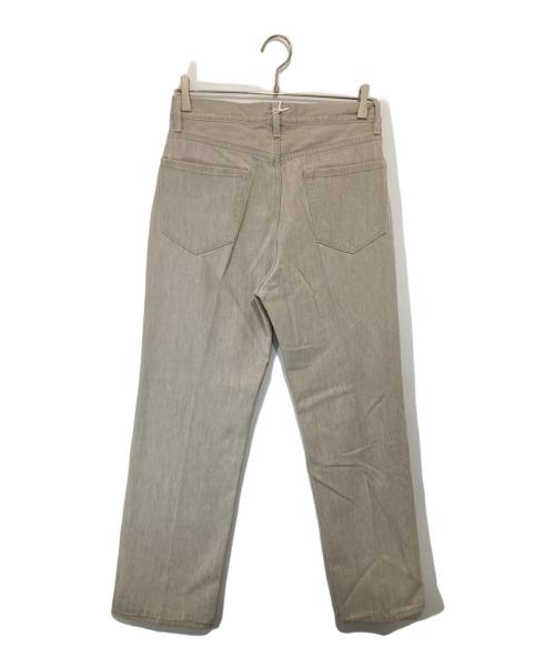 AURALEE（オーラリー）AURALEE (オーラリー) FADED HARD TWIST BROWN DENIM 5P PANTS　フェイデッド ハード ツイスト ブラウン デニム ファイブポケット パンツ　	A26SP01BD ベージュ サイズ:28の古着・服飾アイテム