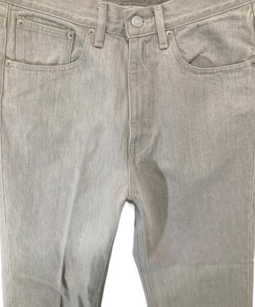 AURALEE（オーラリー）AURALEE (オーラリー) FADED HARD TWIST BROWN DENIM 5P PANTS　フェイデッド ハード ツイスト ブラウン デニム ファイブポケット パンツ　	A26SP01BD ベージュ サイズ:28の古着・服飾アイテム
