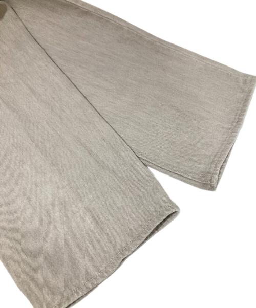 AURALEE（オーラリー）AURALEE (オーラリー) FADED HARD TWIST BROWN DENIM 5P PANTS　フェイデッド ハード ツイスト ブラウン デニム ファイブポケット パンツ　	A26SP01BD ベージュ サイズ:28の古着・服飾アイテム