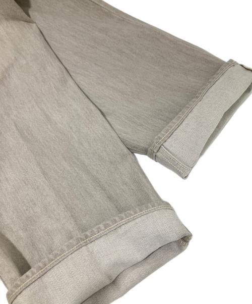 AURALEE（オーラリー）AURALEE (オーラリー) FADED HARD TWIST BROWN DENIM 5P PANTS　フェイデッド ハード ツイスト ブラウン デニム ファイブポケット パンツ　	A26SP01BD ベージュ サイズ:28の古着・服飾アイテム