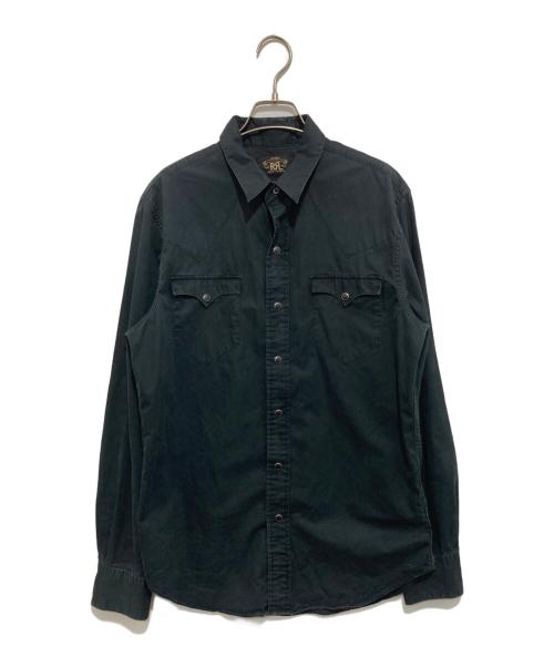 RRL（ダブルアールエル）RRL (ダブルアールエル) ウエスタンシャツ ブラック サイズ:Mの古着・服飾アイテム