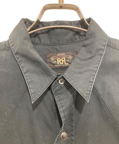 RRL（ダブルアールエル）RRL (ダブルアールエル) ウエスタンシャツ ブラック サイズ:Mの古着・服飾アイテム