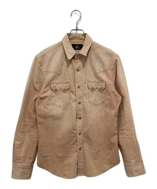 RRL（ダブルアールエル）RRL (ダブルアールエル) ウエスタンシャツ ベージュ サイズ:Sの古着・服飾アイテム
