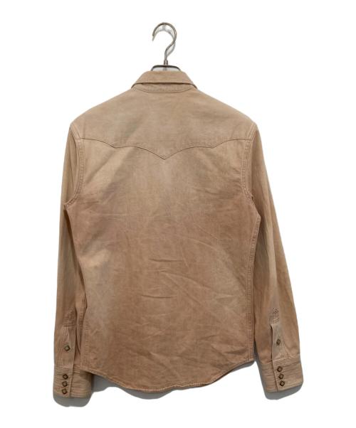 RRL（ダブルアールエル）RRL (ダブルアールエル) ウエスタンシャツ ベージュ サイズ:Sの古着・服飾アイテム