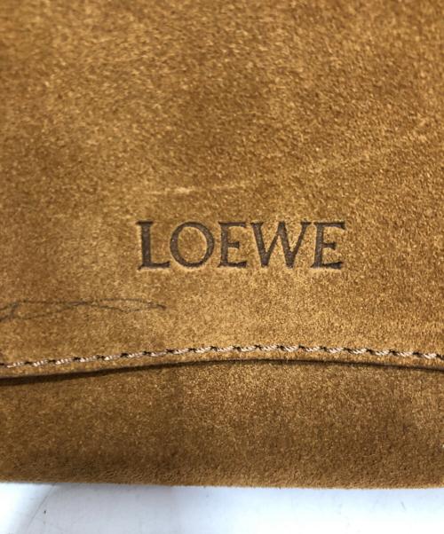 LOEWE（ロエベ）LOEWE (ロエベ) スエードメッセンジャーバッグ ブラウンの古着・服飾アイテム