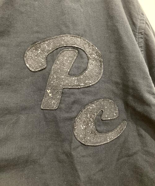Porter Classic（ポータークラシック）Porter Classic (ポータークラシック) SUVIN GOLD GAUZE BASEBALL SHIRT CUSTOM スビンゴールドガーゼベースボールショートカスタム ブラック サイズ:Lの古着・服飾アイテム
