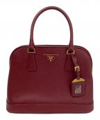PRADAプラダ）の古着「SAFFIANO LUX ハンドバッグ サフィアーノ ルクス」｜レッド