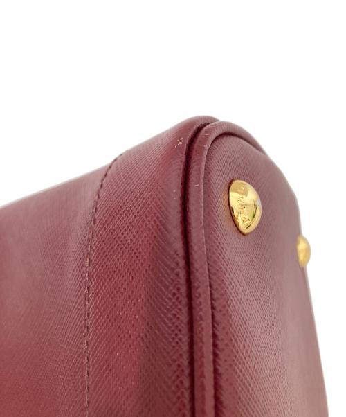 PRADA（プラダ）PRADA (プラダ) SAFFIANO LUX ハンドバッグ サフィアーノ ルクス レッドの古着・服飾アイテム