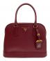 PRADA（プラダ）の古着「SAFFIANO LUX ハンドバッグ サフィアーノ ルクス」｜レッド