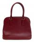 PRADA (プラダ) SAFFIANO LUX ハンドバッグ サフィアーノ ルクス レッド：60000円