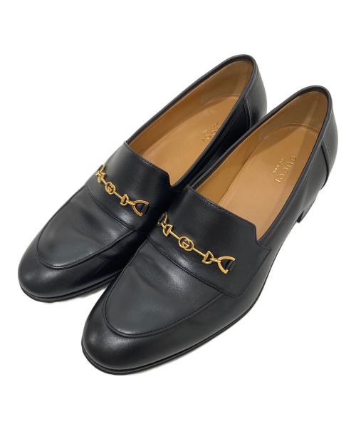 GUCCI（グッチ）GUCCI (グッチ) ホースビットローファー ブラック サイズ:38の古着・服飾アイテム