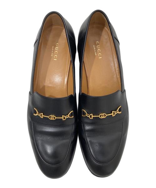 GUCCI（グッチ）GUCCI (グッチ) ホースビットローファー ブラック サイズ:38の古着・服飾アイテム
