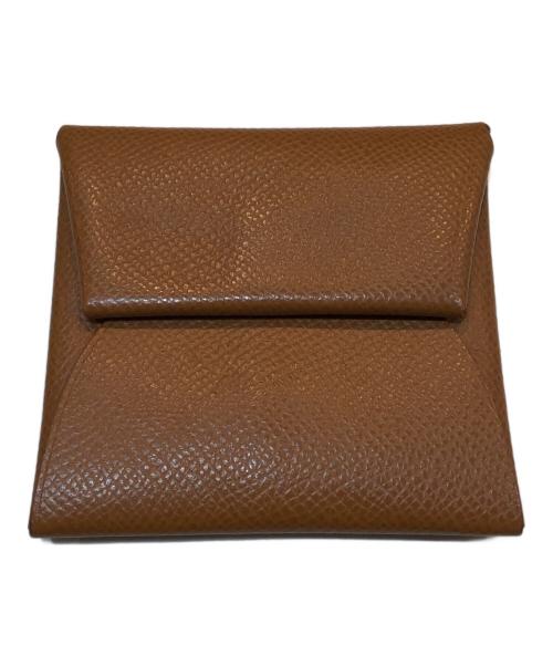 HERMES（エルメス）HERMES (エルメス) HERMES エルメス バスティア GM ヴォーエプソン B刻印 コインケース 小銭入れ 財布 ベージュの古着・服飾アイテム