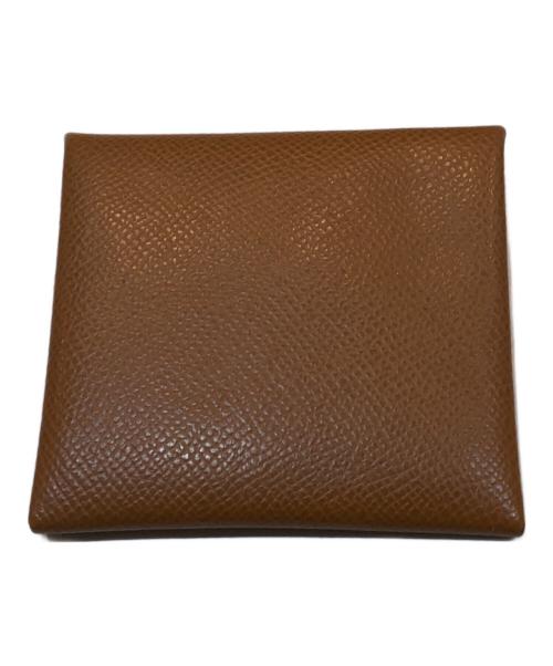 HERMES（エルメス）HERMES (エルメス) HERMES エルメス バスティア GM ヴォーエプソン B刻印 コインケース 小銭入れ 財布 ベージュの古着・服飾アイテム