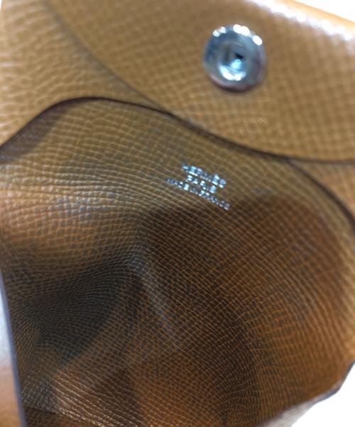 HERMES（エルメス）HERMES (エルメス) HERMES エルメス バスティア GM ヴォーエプソン B刻印 コインケース 小銭入れ 財布 ベージュの古着・服飾アイテム