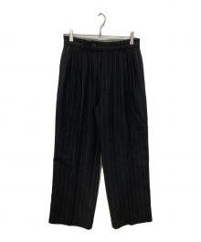 INSCRIRE（アンスクリア）の古着「Hybrid Baker Pant ハイブリッド ベイカー パンツ 124AW-PT160」｜ブラック×カーキ