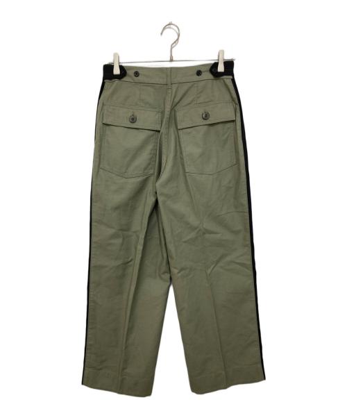 INSCRIRE（アンスクリア）INSCRIRE (アンスクリア) Hybrid Baker Pant ハイブリッド ベイカー パンツ 124AW-PT160 ブラック×カーキ サイズ:3の古着・服飾アイテム