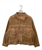 LEVI'S×stussyリーバイス×ステューシー）の古着「2nd Dyed Jacquard Jacket　セカンド ダイド ジャカード ジャケット　PC9-A5216-0001」｜ベージュ