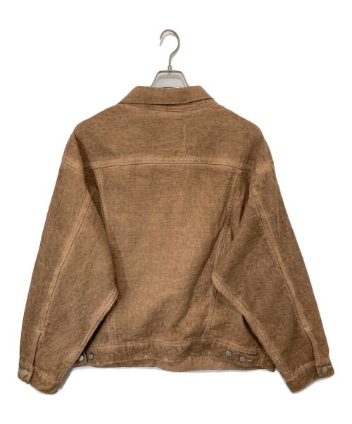 LEVI'S（リーバイス）LEVI'S (リーバイス) stussy (ステューシー) 2nd Dyed Jacquard Jacket　セカンド ダイド ジャカード ジャケット　PC9-A5216-0001 ベージュ サイズ:XLの古着・服飾アイテム
