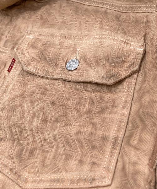 LEVI'S（リーバイス）LEVI'S (リーバイス) stussy (ステューシー) 2nd Dyed Jacquard Jacket　セカンド ダイド ジャカード ジャケット　PC9-A5216-0001 ベージュ サイズ:XLの古着・服飾アイテム