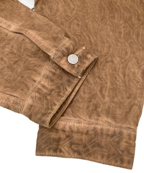 LEVI'S（リーバイス）LEVI'S (リーバイス) stussy (ステューシー) 2nd Dyed Jacquard Jacket　セカンド ダイド ジャカード ジャケット　PC9-A5216-0001 ベージュ サイズ:XLの古着・服飾アイテム