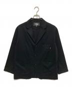 NEIGHBORHOODネイバーフッド）の古着「WIND AND SEA 3BUTTON JACKET　ウィンド・アンド・シー・スリー・ボタン・ジャケット　	231AQWSN-JKM01S」｜ブラック