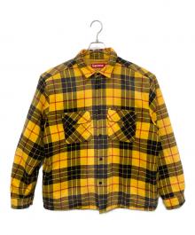 SUPREME（シュプリーム）の古着「QUILTED PLAID キルテッド プレイド」｜イエロー