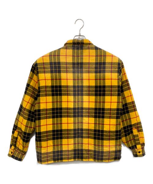 SUPREME（シュプリーム）Supreme (シュプリーム) QUILTED PLAID キルテッド プレイド イエロー サイズ:Mの古着・服飾アイテム