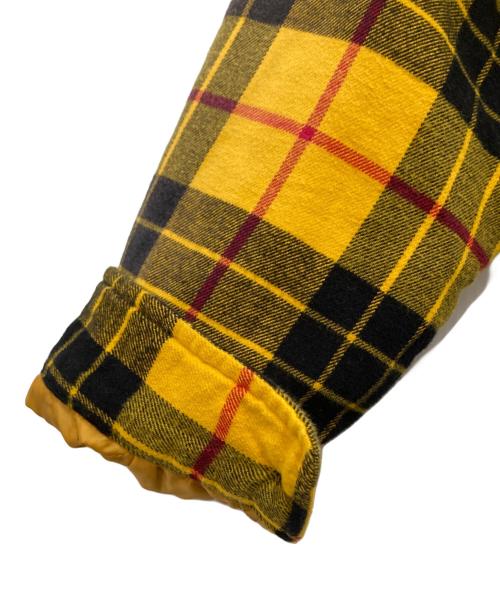 SUPREME（シュプリーム）Supreme (シュプリーム) QUILTED PLAID キルテッド プレイド イエロー サイズ:Mの古着・服飾アイテム