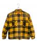 Supreme（シュプリーム）の古着「QUILTED PLAID キルテッド プレイド」｜イエロー