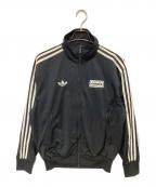 adidasアディダス）の古着「oasisトラックジャケット KT3456 オアシス ワールドツアー ファイアーバード トラックトップ」｜ブラック