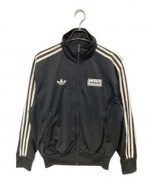 adidas（アディダス）の古着「oasisトラックジャケット KT3456 オアシス ワールドツアー ファイアーバード トラックトップ」｜ブラック