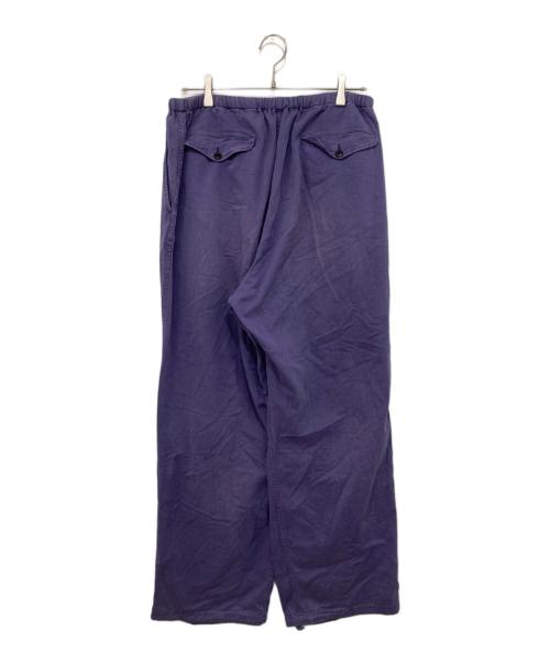 COMOLI（コモリ）COMOLI (コモリ) コットンドリル ニータックパンツ Z01-03018 パープル サイズ:3の古着・服飾アイテム