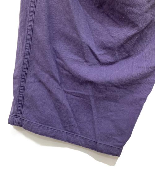 COMOLI（コモリ）COMOLI (コモリ) コットンドリル ニータックパンツ Z01-03018 パープル サイズ:3の古着・服飾アイテム