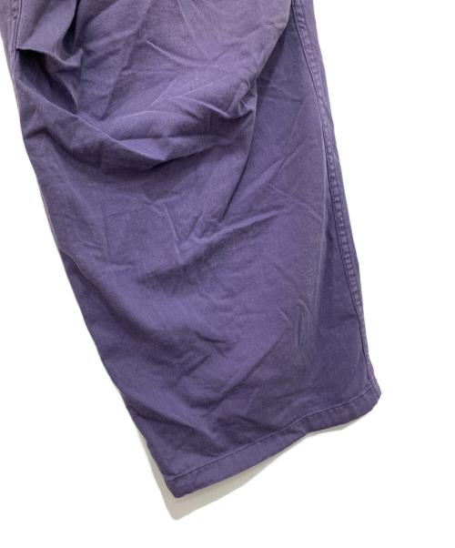 COMOLI（コモリ）COMOLI (コモリ) コットンドリル ニータックパンツ Z01-03018 パープル サイズ:3の古着・服飾アイテム