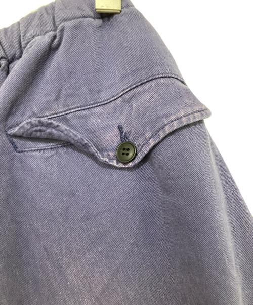 COMOLI（コモリ）COMOLI (コモリ) コットンドリル ニータックパンツ Z01-03018 パープル サイズ:3の古着・服飾アイテム
