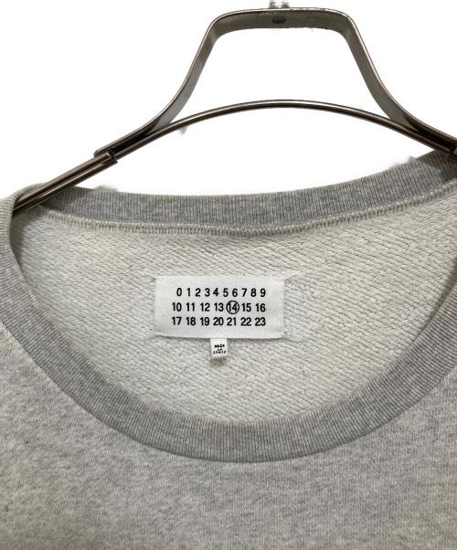 Maison Margiela（メゾンマルジェラ）Maison Margiela (メゾンマルジェラ) エルボーパッチスウェット S30GU0075 S25392 グレー サイズ:54の古着・服飾アイテム
