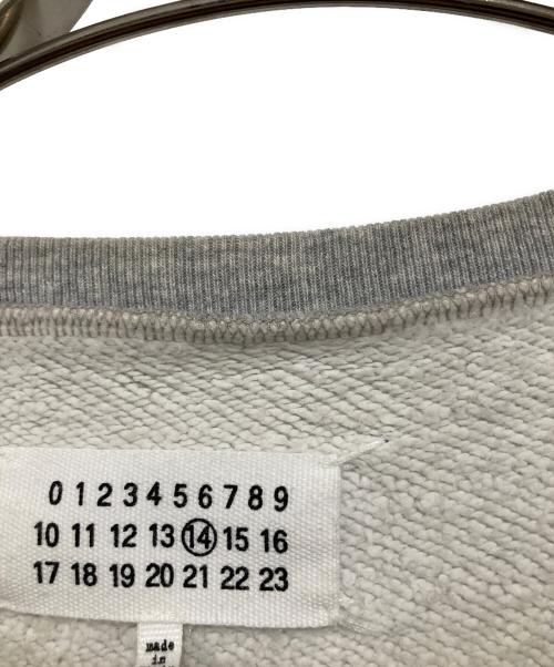 Maison Margiela（メゾンマルジェラ）Maison Margiela (メゾンマルジェラ) エルボーパッチスウェット S30GU0075 S25392 グレー サイズ:54の古着・服飾アイテム