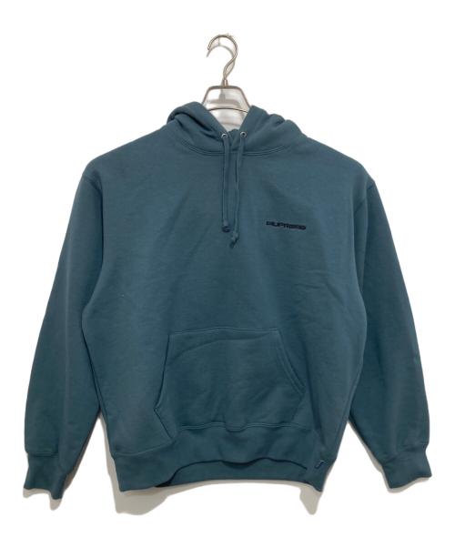 SUPREME（シュプリーム）Supreme (シュプリーム) AOI Stacked Hooded Sweatshirt エーオーアイ スタックド フーデッド スウェットシャツ ブルー サイズ:Mの古着・服飾アイテム