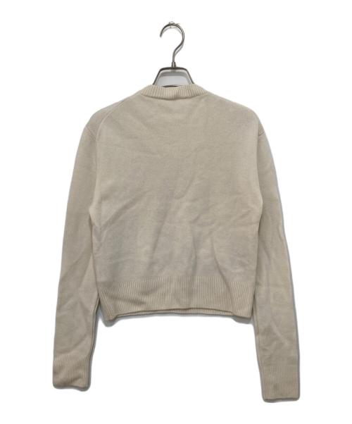 AMI Alexandre Mattiussi（アミアレクサンドルマテュッシ）AMI Alexandre Mattiussi (アミアレクサンドルマテュッシ) Ami de Coeur ハートロゴ セーター・ニット FKS001.001 ホワイト サイズ:Sの古着・服飾アイテム