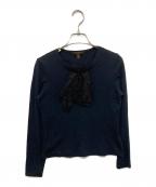 ）の古着「モノグラムレースカットソー RW062WWJTS06CIE」｜ブラック