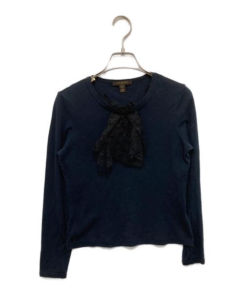 LOUIS VUITTON（ルイ ヴィトン）LOUIS VUITTON (ルイ ヴィトン) モノグラムレースカットソー RW062WWJTS06CIE ブラック サイズ:Sの古着・服飾アイテム