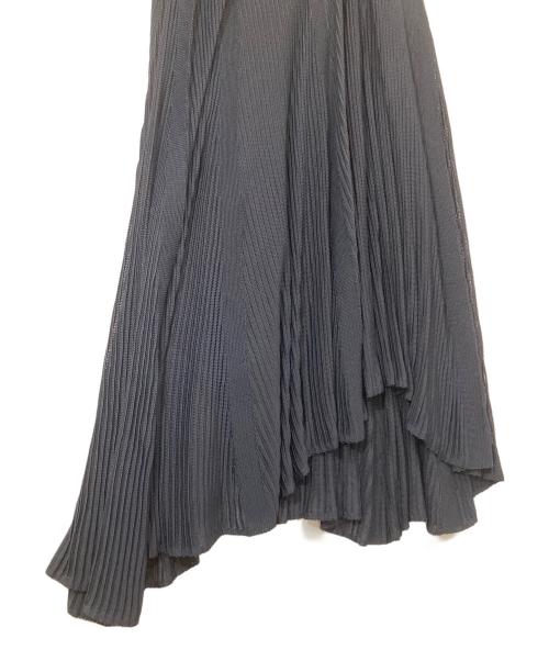 CHANEL（シャネル）CHANEL (シャネル) プリーツリボンワンピース　P37870K02521 ネイビー サイズ:38の古着・服飾アイテム