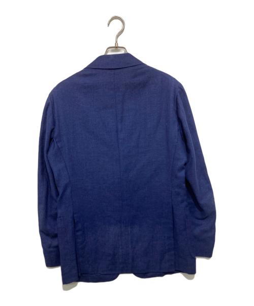 RING JACKET（リングジャケット）RING JACKET (リングジャケット) リネン混2Bジャケット RT053S53X ネイビー サイズ:50の古着・服飾アイテム