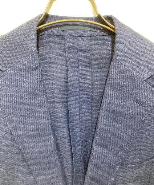 RING JACKET（リングジャケット）RING JACKET (リングジャケット) リネン混2Bジャケット RT053S53X ネイビー サイズ:50の古着・服飾アイテム