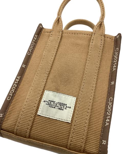 MARC JACOBS（マークジェイコブス）MARC JACOBS (マークジェイコブス) THE JACQUARD MINI TOTE ブラウンの古着・服飾アイテム